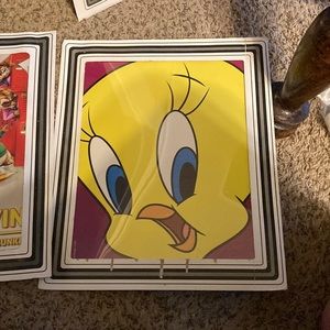 Carnival prize cartoon pictures 12”-10” with frame included in size